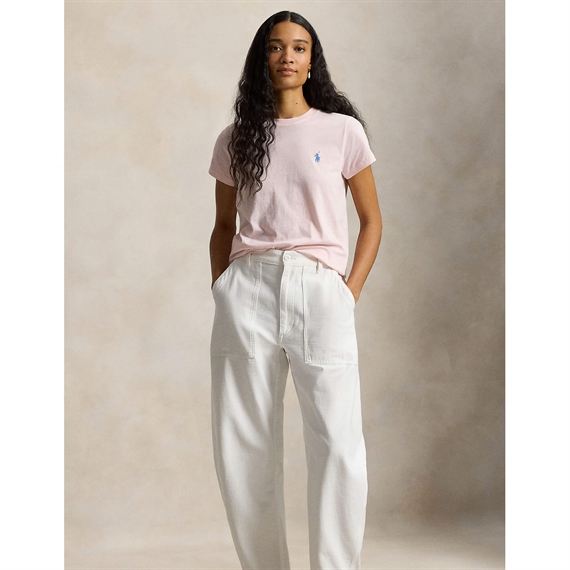 Polo Ralph Lauren Classic Fit Cotton Jersey Crewneck T-shirt, Pink Sand 